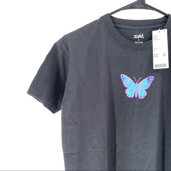 UA X Girl Butterfly Short Sleeve T-Shirt Dress - Picture 3 of 7